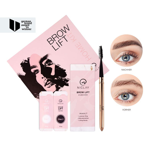 Langanhaltendes Brow Lift Home Kit – Perfekt gestylte Augenbrauen in wenigen Schritten