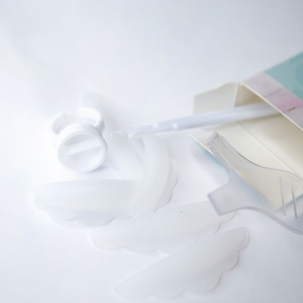 Lash Lift Zubehör Set – Klebering, Y-Applikator, Microbürstchen & Silikon Pads (S, M, L)