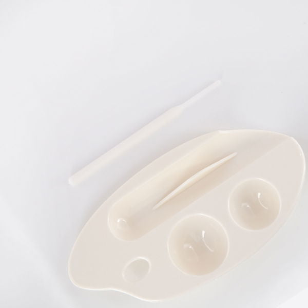 Niclay Farbpalette für Augenbrauen & Wimpern – inkl. 2 Rührstäbchen, perfekt für Links- & Rechtshänder