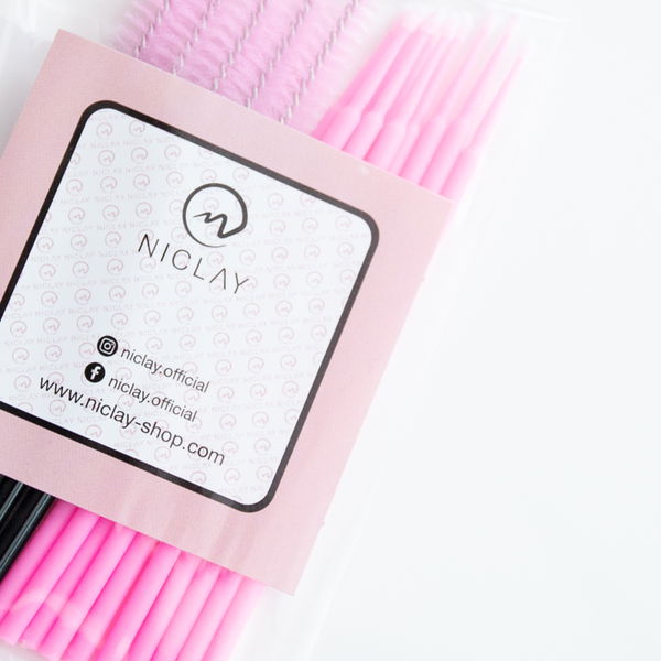 Professionelles Microbürstchen- und Mascarabürsten-Set für Wimpern- und Augenbrauen-Lifting (15-teilig)