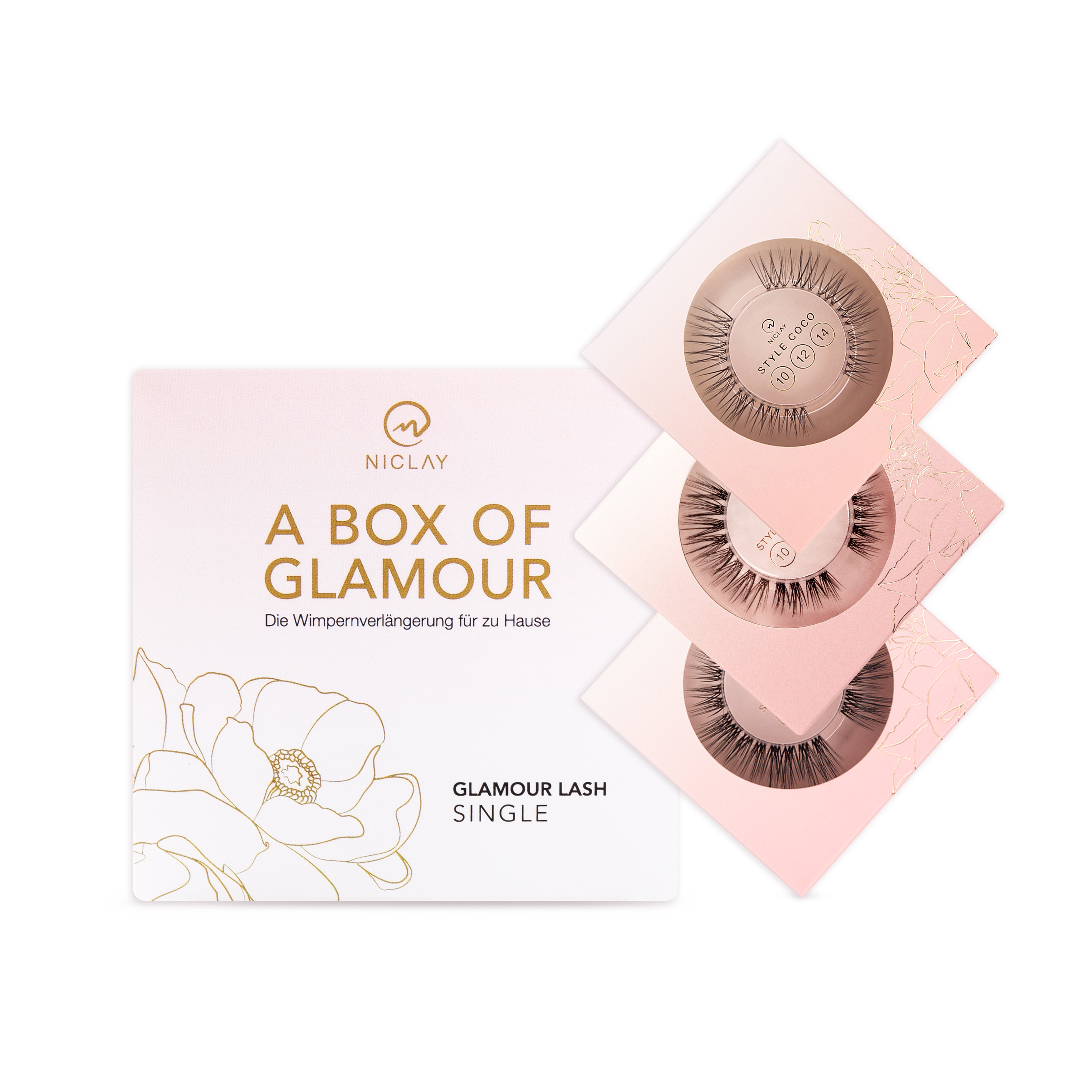 8/10/12 mm | A BOX OF GLAMOUR | Single Lashes  